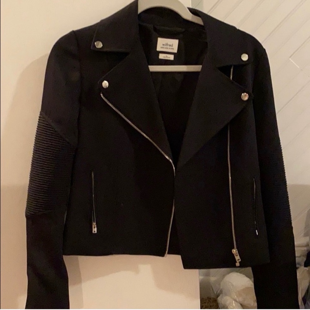 Wilfred Black Moto Jacket - XS